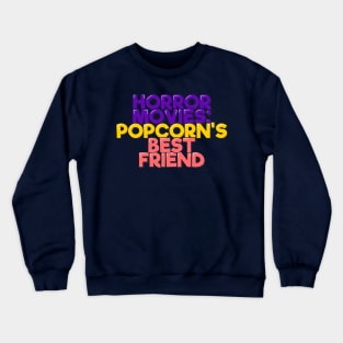 Horror Popcorn Friend Crewneck Sweatshirt